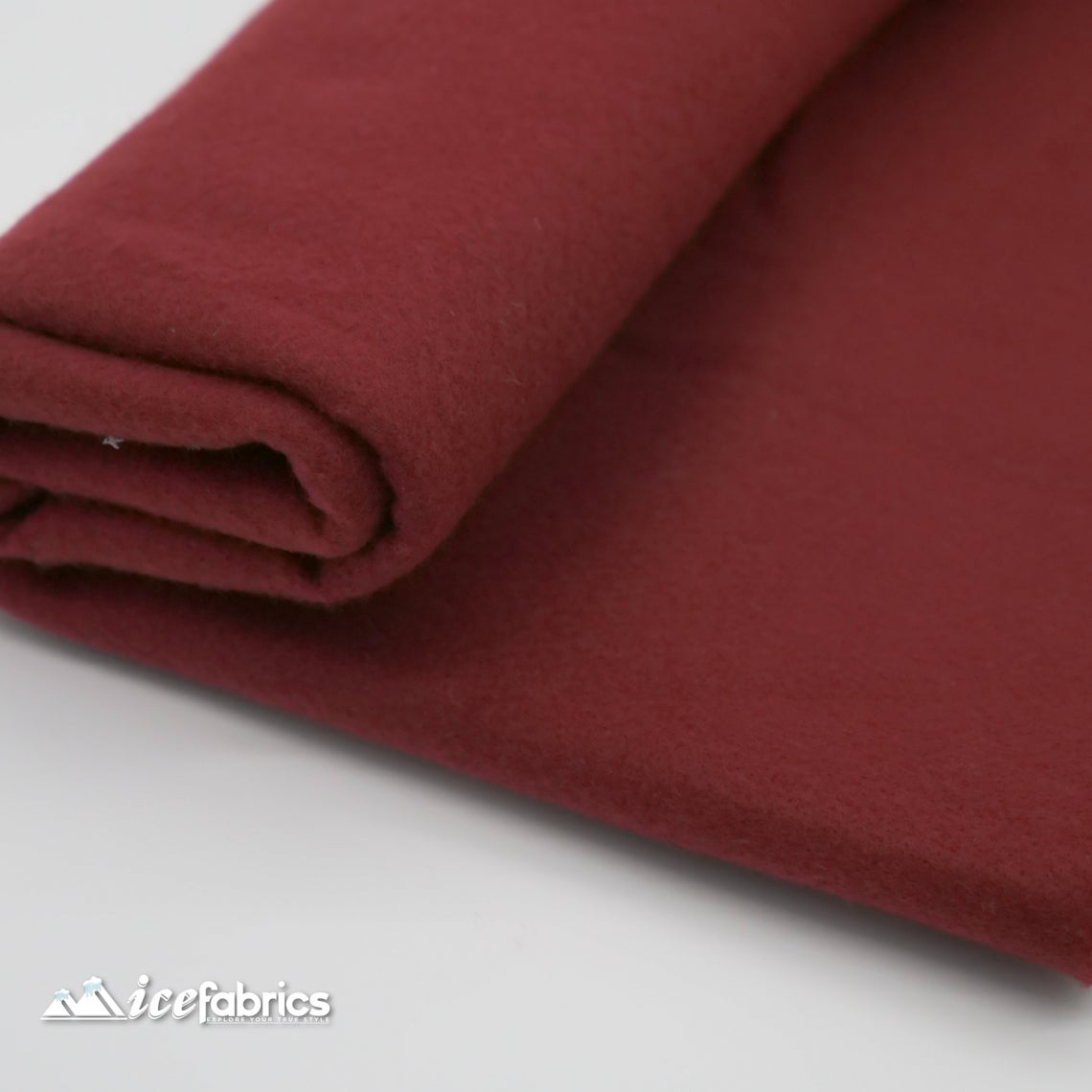 Acrylic Felt Fabric By The Roll | 20 yards | Wholesale Fabric ICE FABRICS Burgundy