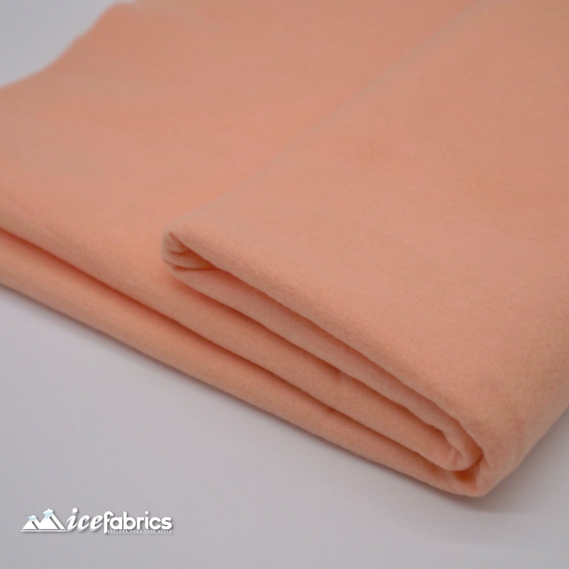 Acrylic Felt Fabric By The Roll | 20 yards | Wholesale Fabric ICE FABRICS Peach