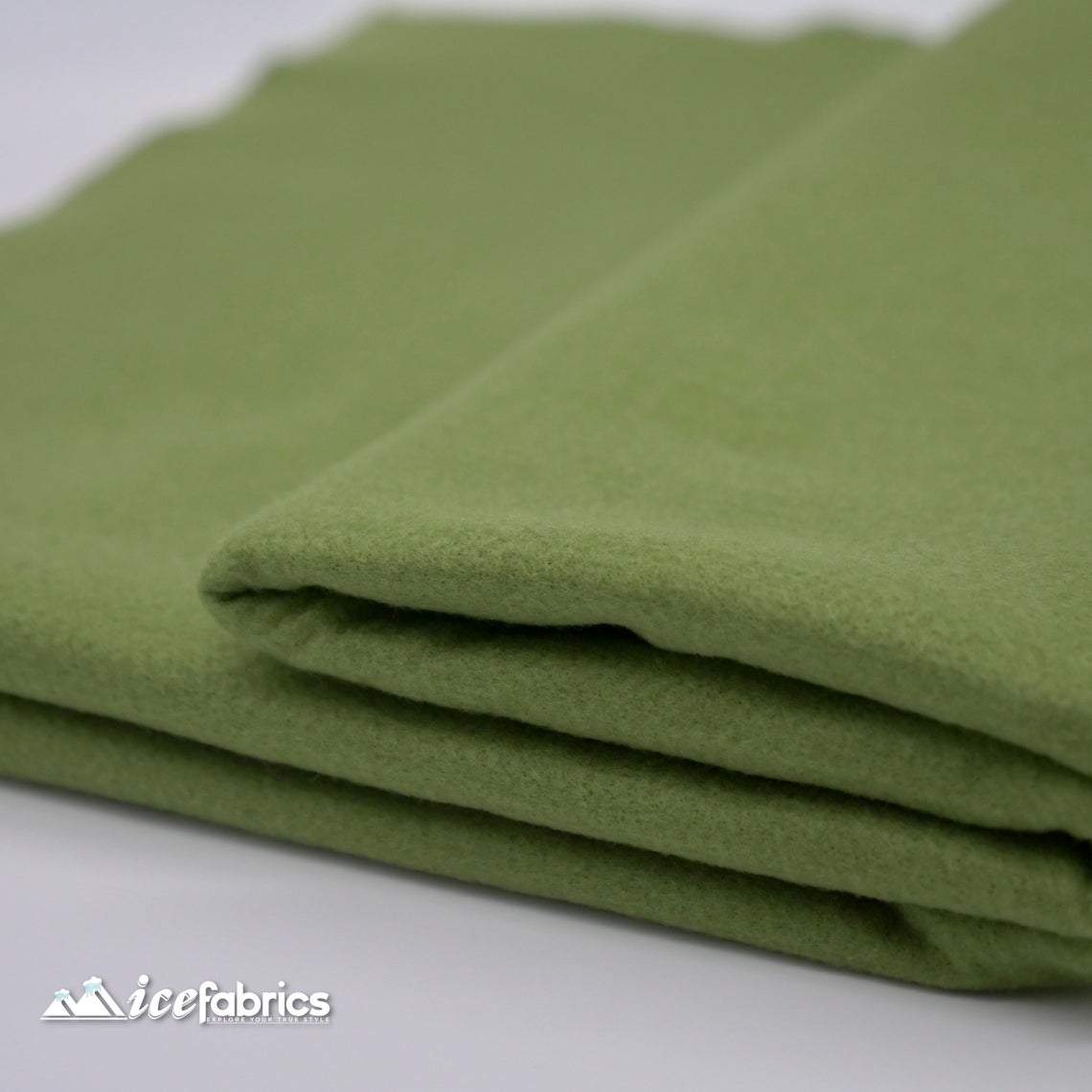 Acrylic Felt Fabric By The Roll | 20 yards | Wholesale Fabric ICE FABRICS Olive Green