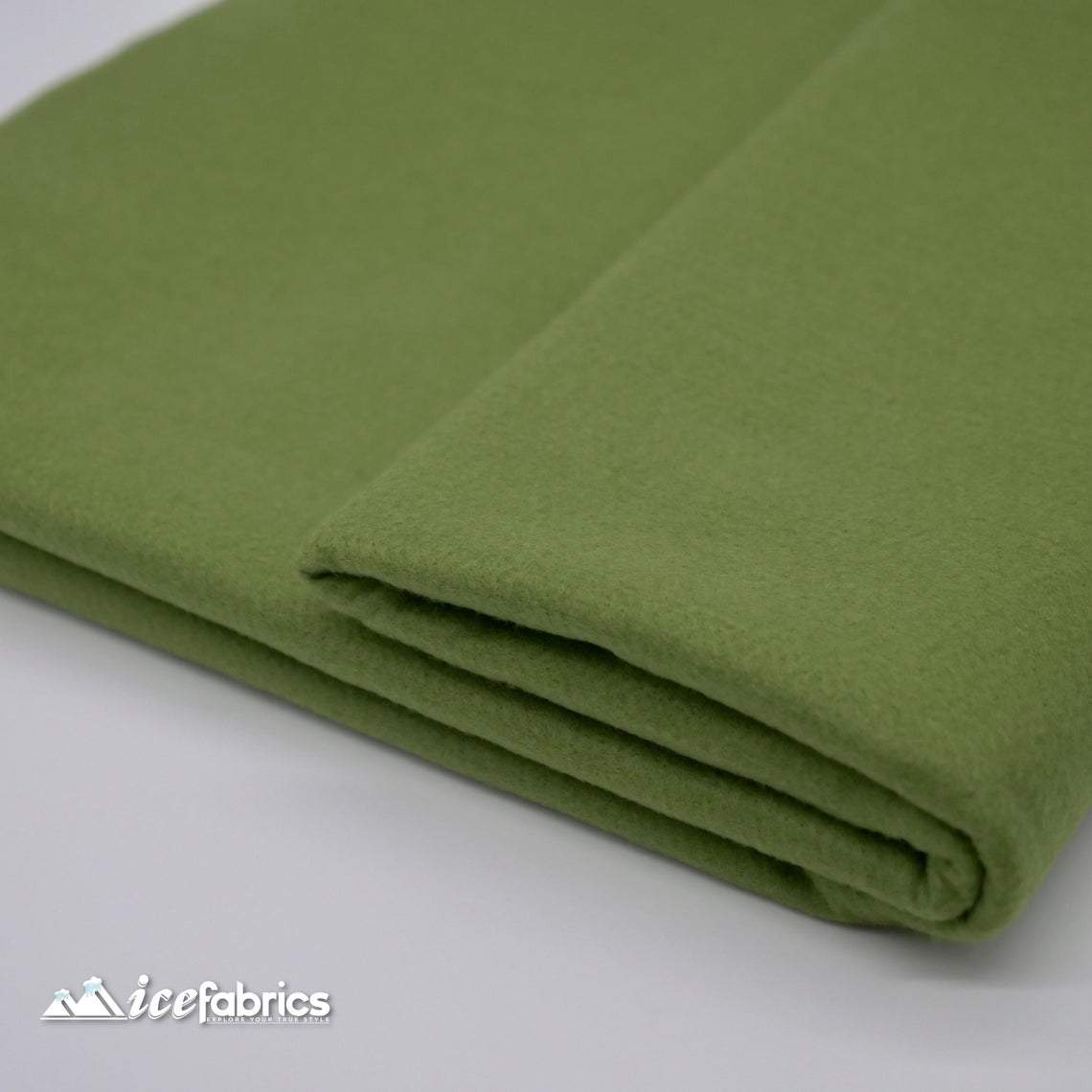Acrylic Felt Fabric By The Roll | 20 yards | Wholesale Fabric ICE FABRICS Olive Green