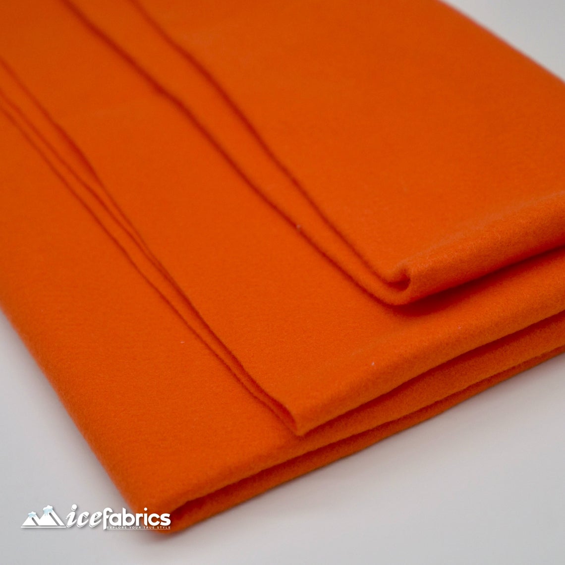 Acrylic Felt Fabric By The Roll | 20 yards | Wholesale Fabric ICE FABRICS Orange
