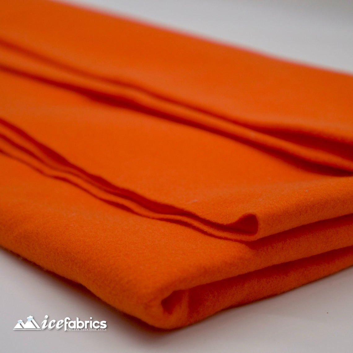 Acrylic Felt Fabric By The Roll | 20 yards | Wholesale Fabric ICE FABRICS Orange