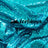 All Over Turquoise Green Mesh Glitz Mini Sequins Fabric