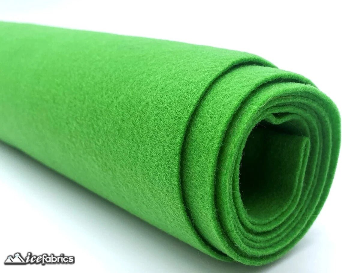 Apple Green Acrylic Felt Fabric / 1.6mm Thick _ 72” WideICE FABRICSICE FABRICSBy The YardApple Green Acrylic Felt Fabric / 1.6mm Thick _ 72” Wide ICE FABRICS