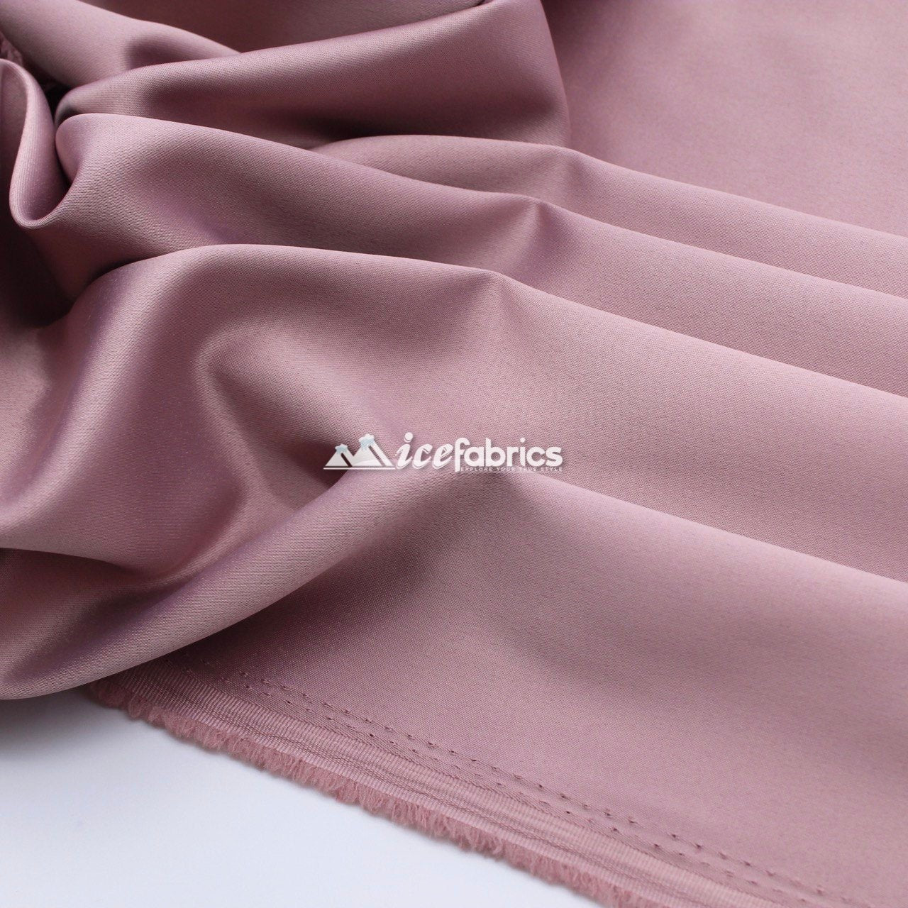 Armani Silk Fabric/ Thick Stretch Satin Fabric/ Spandex Fabric/ MauveSatin FabricICEFABRICICE FABRICSMauvePer YardArmani Silk Fabric/ Thick Stretch Satin Fabric/ Spandex Fabric/ Mauve ICEFABRIC