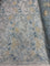 Baby Blue and Ivory Sequin Floral Bridal Fabric/ Beaded Fabric/ 3D Lace Fabric