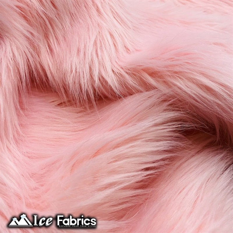Baby Pink Shaggy Mohair Faux Fur Fabric Wholesale (20 Yards Bolt)ICE FABRICSICE FABRICSLong pile 2.5” to 3”20 Yards Roll (60” Wide )Baby Pink Shaggy Mohair Faux Fur Fabric Wholesale (20 Yards Bolt) ICE FABRICS