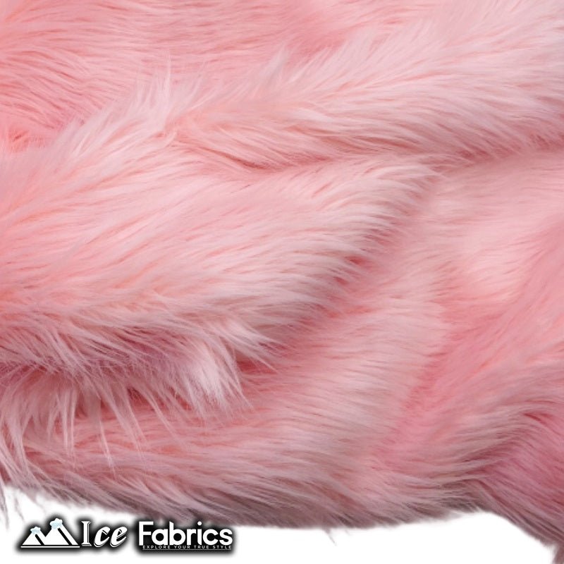 Baby Pink Shaggy Mohair Faux Fur Fabric Wholesale (20 Yards Bolt)ICE FABRICSICE FABRICSLong pile 2.5” to 3”20 Yards Roll (60” Wide )Baby Pink Shaggy Mohair Faux Fur Fabric Wholesale (20 Yards Bolt) ICE FABRICS