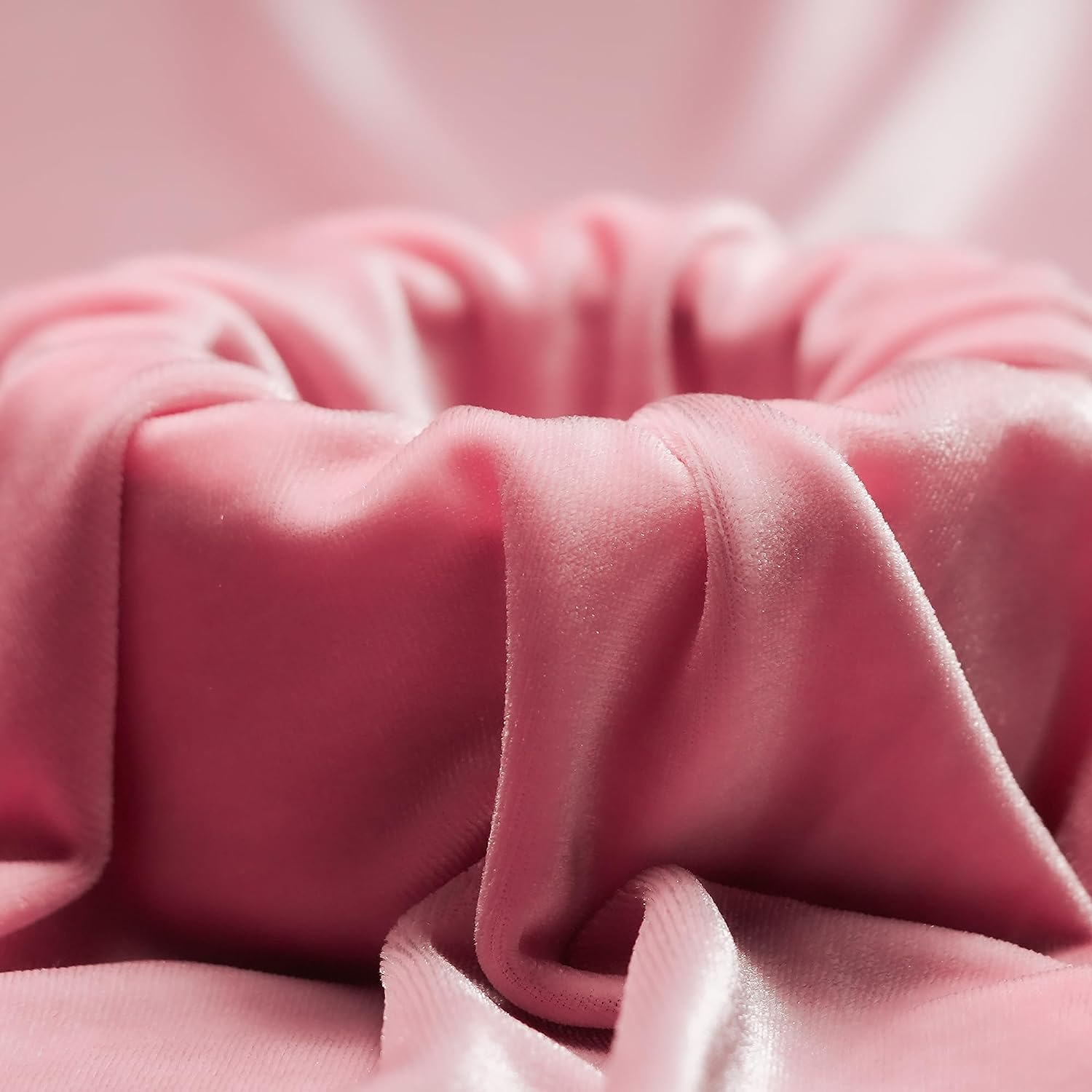 Baby Pink Wholesale Stretch Velvet Fabric