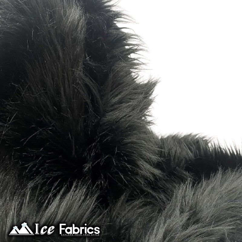 Black Shaggy Mohair Faux Fur Fabric Wholesale (20 Yards Bolt)ICE FABRICSICE FABRICSLong pile 2.5” to 3”20 Yards Roll (60” Wide )Black Shaggy Mohair Faux Fur Fabric Wholesale (20 Yards Bolt) ICE FABRICS