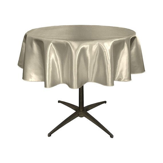 Bridal Satin Round 51-Inch, Wedding Prom Decoration Tablecloth Outdoor Birthday Party, DJ Party And Dining Table DecorICE FABRICSICE FABRICSSilver1Bridal Satin Round 51-Inch, Wedding Prom Decoration Tablecloth Outdoor Birthday Party, DJ Party And Dining Table Decor ICE FABRICS Silver