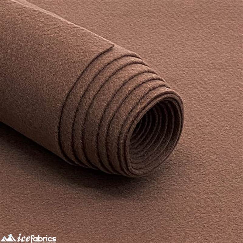 Brown Crafts Acrylic Felt Fabric | 72” Wide | 36” LongICE FABRICSICE FABRICSBy The Yard1.6mm ThickBrown Crafts Acrylic Felt Fabric | 72” Wide | 36” Long ICE FABRICS