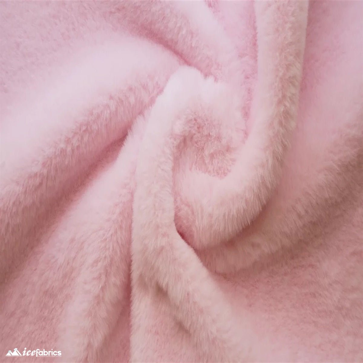 Bunny Thick Faux Fur Minky Fabric / Short Pile / Super SoftICE FABRICSICE FABRICSPinkBy The Yard (60 inches Wide)Bunny Thick Faux Fur Minky Fabric / Short Pile / Super Soft ICE FABRICS Pink