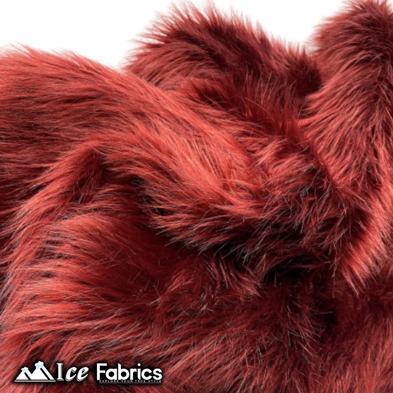 Burgundy Shaggy Mohair Faux Fur Fabric Wholesale (20 Yards Bolt)ICE FABRICSICE FABRICSLong pile 2.5” to 3”20 Yards Roll (60” Wide )Burgundy Shaggy Mohair Faux Fur Fabric Wholesale (20 Yards Bolt) ICE FABRICS