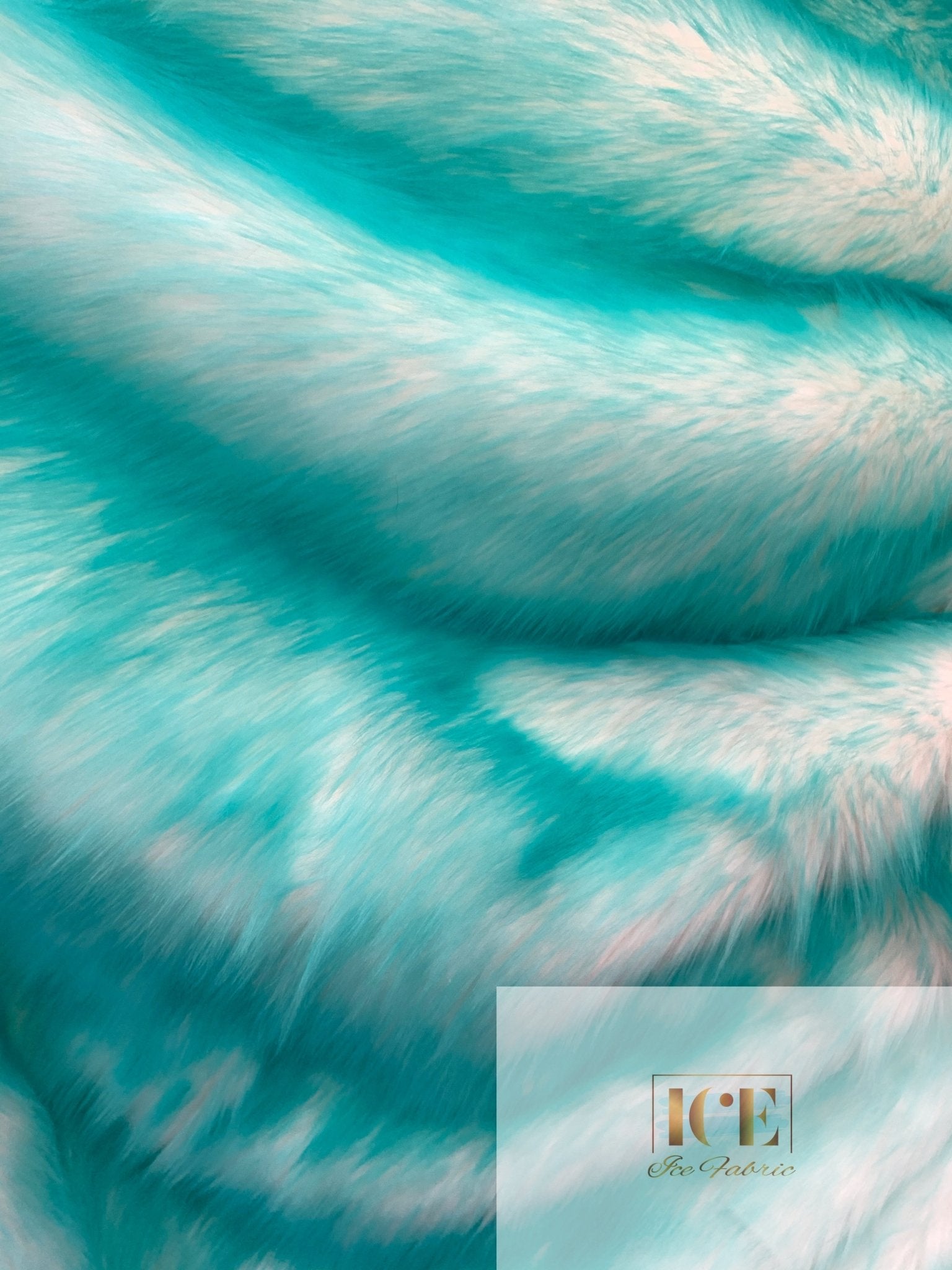 Canadian Fox 2 Tone Shaggy Long Pile Faux Fur Fabric For Blankets, Costumes, Bed SpreadICEFABRICICE FABRICSAquaBy The Yard (60 inches Wide)Canadian Fox 2 Tone Shaggy Long Pile Faux Fur Fabric For Blankets, Costumes, Bed Spread ICEFABRIC Aqua