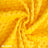 Canary Yellow Dimple Polka Dot Minky Fabric / Ultra Soft /