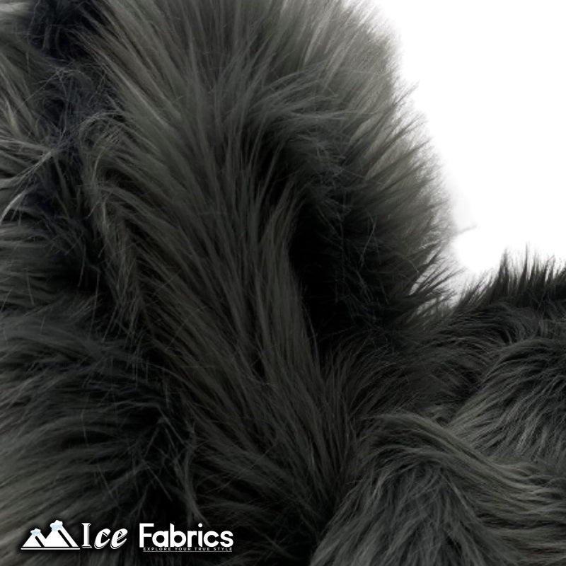 Charcoal Shaggy Mohair Faux Fur Fabric Wholesale (20 Yards Bolt)ICE FABRICSICE FABRICSLong pile 2.5” to 3”20 Yards Roll (60” Wide )Charcoal Shaggy Mohair Faux Fur Fabric Wholesale (20 Yards Bolt) ICE FABRICS