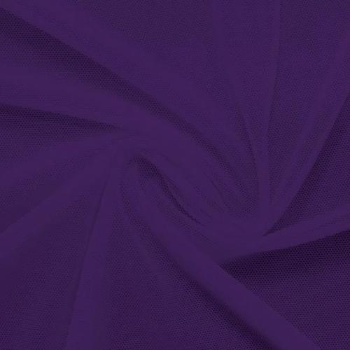 Color Elegant 4 Way Stretch Power Mesh FabricICE FABRICSICE FABRICS1-10 YardsDark PurpleColor Elegant 4 Way Stretch Power Mesh Fabric ICE FABRICS Dark Purple