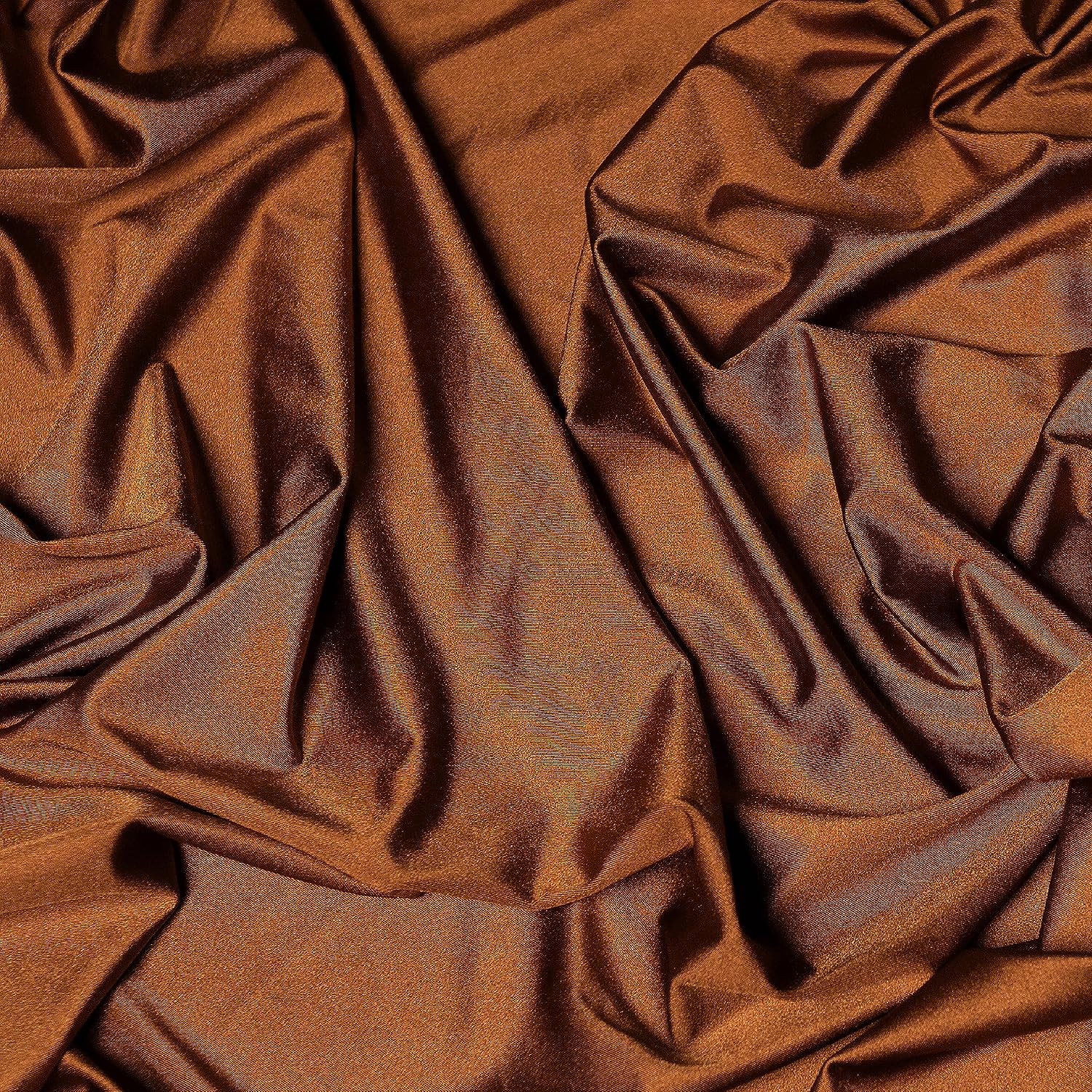 BROWN SNAKE PRINT STRETCH LYCRA FABRIC 58 BY THE YARD GLOSSY