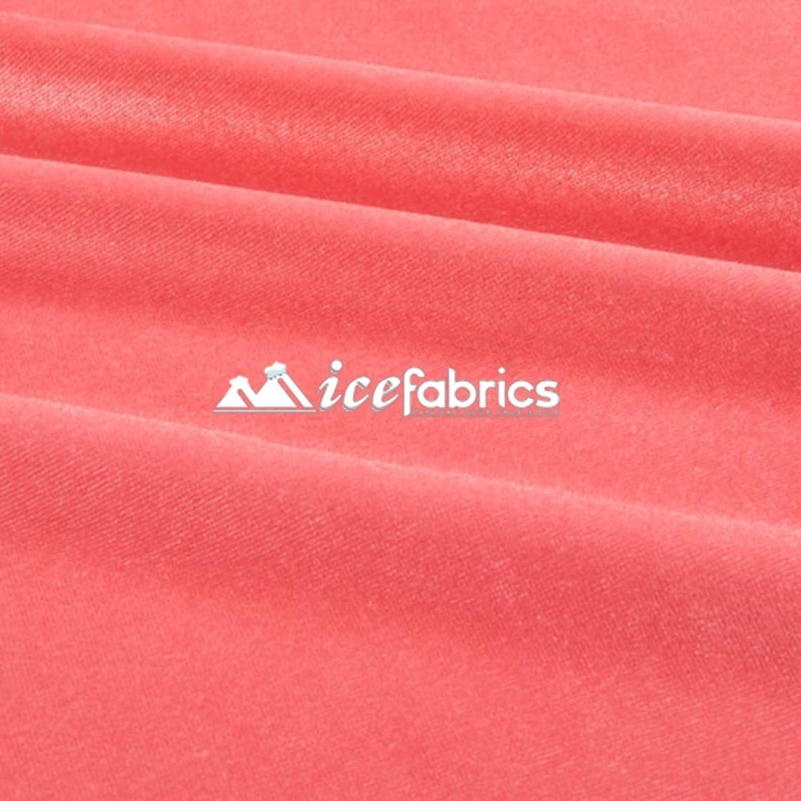 Coral Velvet Fabric By The Yard | 4 Way StretchVelvet FabricICE FABRICSICE FABRICSBy The Yard (58" Wide)Coral Velvet Fabric By The Yard | 4 Way Stretch ICE FABRICS