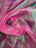 Crystal Sheer Iridescent Organza Fabric_ Neon Pink Iridescent Fabric