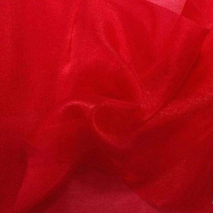 Crystal Sheer Organza Fabric -By The Yard- Wholesale PriceICEFABRICICE FABRICS1RedCrystal Sheer Organza Fabric -By The Yard- Wholesale Price ICEFABRIC Red