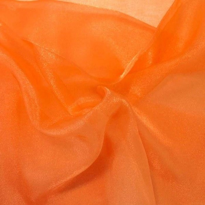 Crystal Sheer Organza Fabric -By The Yard- Wholesale PriceICEFABRICICE FABRICS1OrangeCrystal Sheer Organza Fabric -By The Yard- Wholesale Price ICEFABRIC Orange