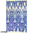 Royal Blue on Blue Mesh