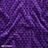 Dark Purple Dimple Polka Dot Minky Fabric / Ultra Soft /