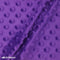 Dark Purple Minky Dot Fabric Blanket Fabric
