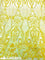 Diba Yellow Geometric Stretch Sequin Fabric/ Lace Fabric