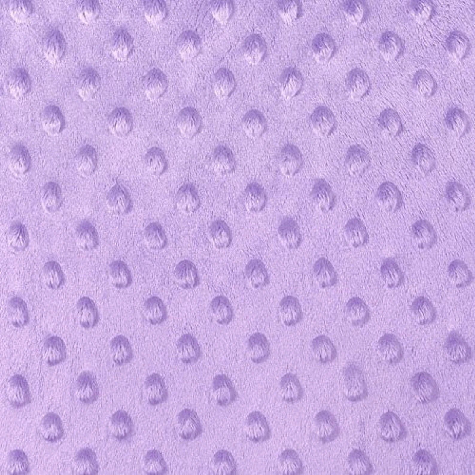 Dimple Dot Minky Fabric Sold By The Yard - 36"/ 58" Lilac