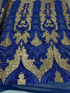 Royal Blue On Power Mesh