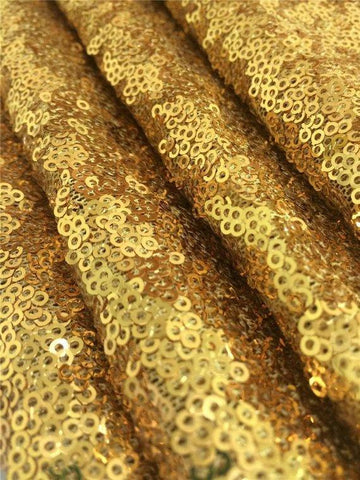 Fabulous Spangle/Glitz Stretch Sequin 54 Inches Fabric-IceFabrics Gold