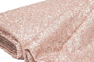 Fabulous Spangle/Glitz Stretch Sequin 54 Inches Fabric-IceFabrics Blush/Rose Gold