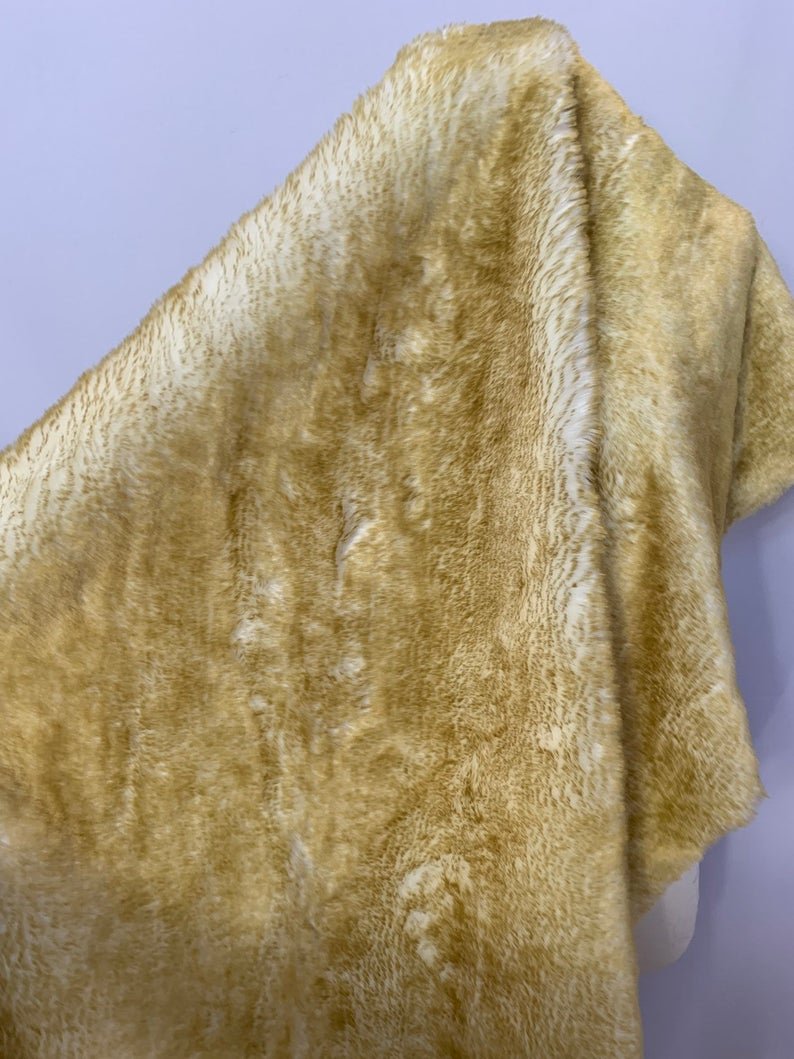 Fake Fur 72 Animal Print Two Tone Fur Sold By YardICEFABRICICE FABRICSBy The Yard (60 inches Wide)Fake Fur 72 Animal Print Two Tone Fur Sold By Yard ICEFABRIC