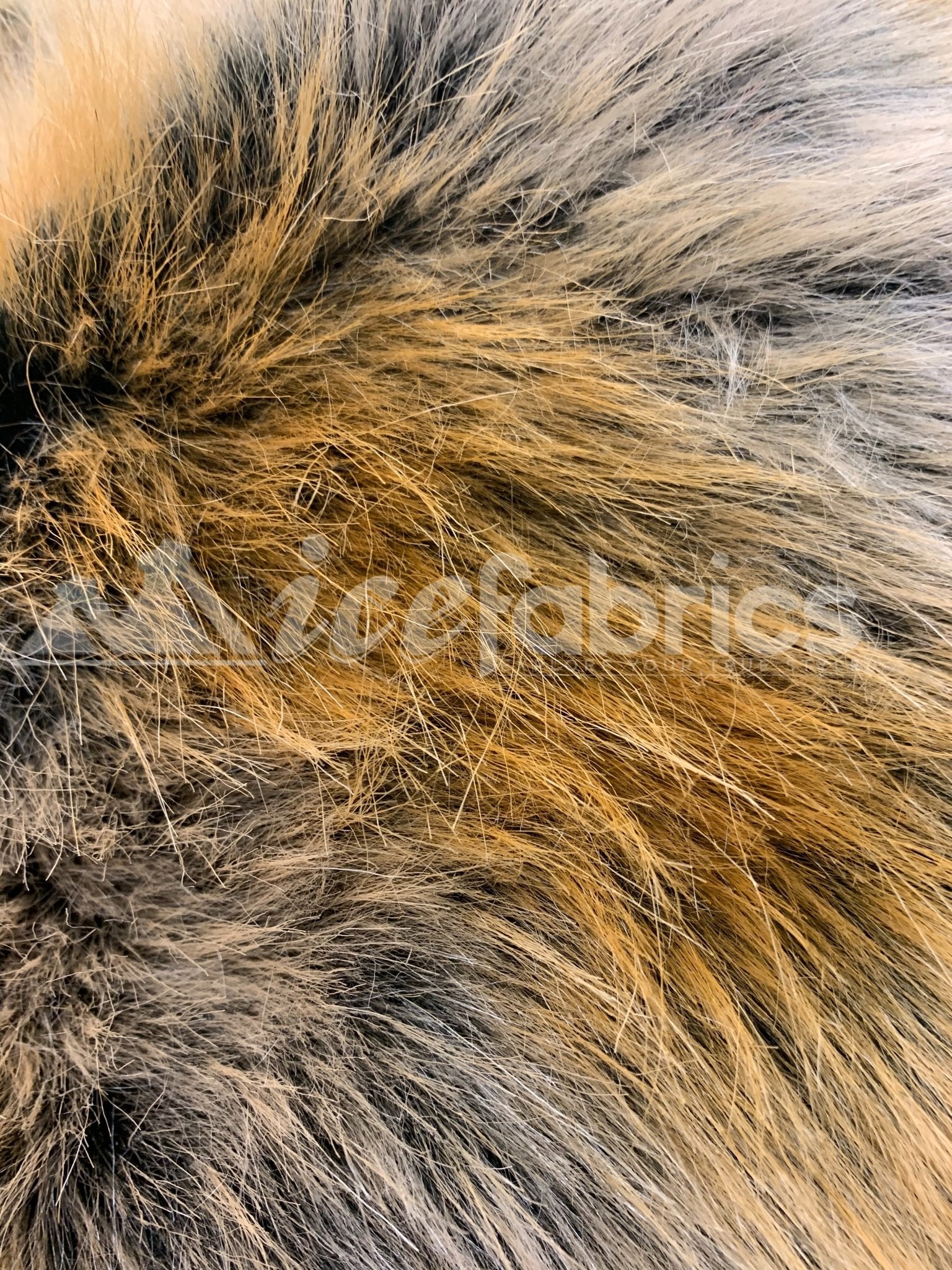 Fashion Stripe Brown & Gold Thick Faux Fur Fabric By The Yard MaterialICEFABRICICE FABRICSBy The Yard (60 inches Wide)Fashion Stripe Brown & Gold Thick Faux Fur Fabric By The Yard Material ICEFABRIC