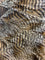 Gold Faux Fake Fur Feathered Bird Long Pile Fabric | Faux Fur Material