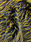 Faux Fur Fabric By The Yard Faux Fur Material Fashion Fabric Yellow & Black