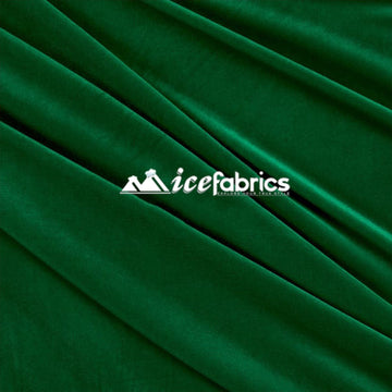 Flag Green Velvet Fabric By The Yard | 4 Way Stretch - By The Yard (58" Wide) Flag Green Velvet Fabric By The Yard | 4 Way Stretch - By The Yard (58" Wide)