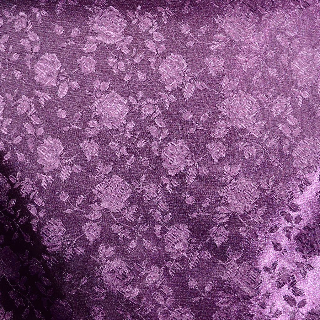 Floral Brocade Jacquard Satin Fabric / Floral FabricSatin FabricICE FABRICSICE FABRICSPlumBy The YardFloral Brocade Jacquard Satin Fabric / Floral Fabric ICE FABRICS Plum