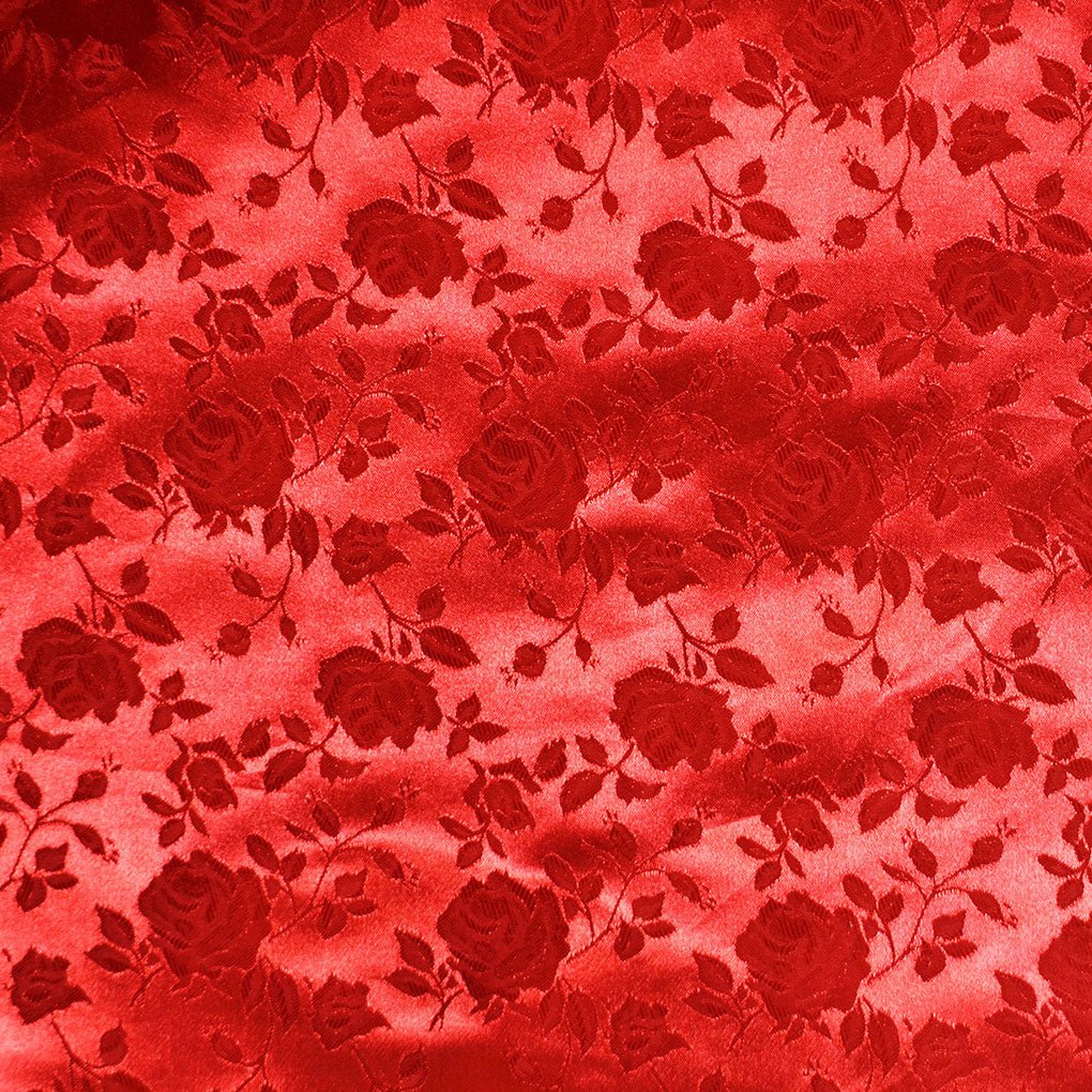 Floral Brocade Jacquard Satin Fabric / Floral FabricSatin FabricICE FABRICSICE FABRICSRedBy The YardFloral Brocade Jacquard Satin Fabric / Floral Fabric ICE FABRICS Red