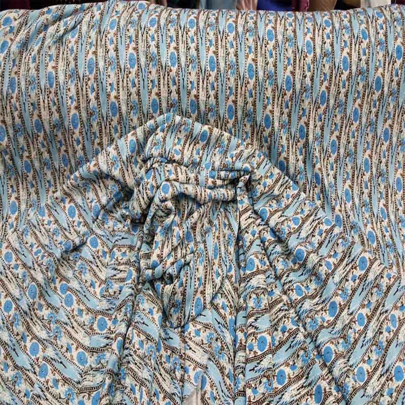 Floral Rayon Challis Small Blue Flowers Print Soft Organic Flowy Fabric For Kids Dress Draping ClothingChallis FabricICEFABRICICE FABRICSFloral Rayon Challis Small Blue Flowers Print Soft Organic Flowy Fabric For Kids Dress Draping Clothing ICEFABRIC