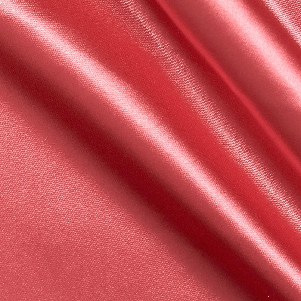 French Quality 5% Stretch Satin Fabric Spandex Fabric BTY ICEFABRIC Red
