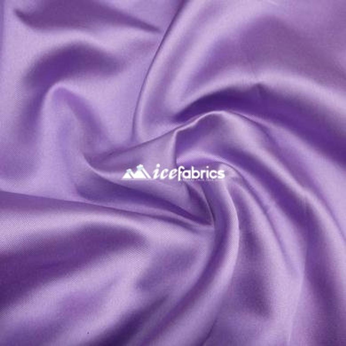 French Quality 5% Stretch Satin Fabric Spandex Fabric BTYSatin FabricICEFABRICICE FABRICSLavender1French Quality 5% Stretch Satin Fabric Spandex Fabric BTY ICEFABRIC Lavender