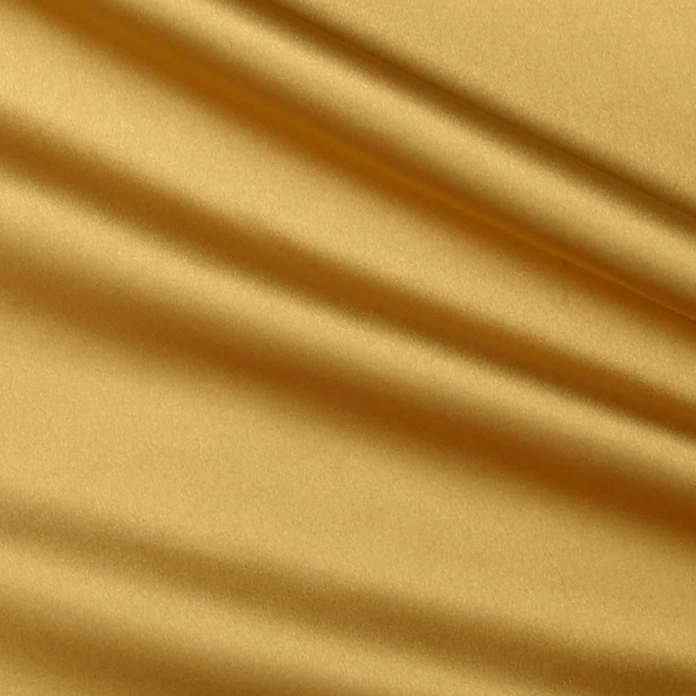 French Quality 5% Stretch Satin Fabric Spandex Fabric BTY ICEFABRIC Gold