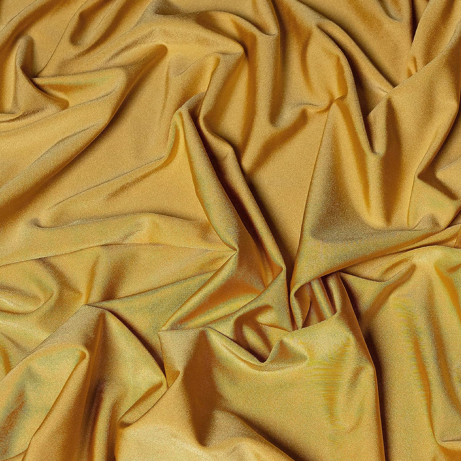 Gold Luxury Nylon Spandex Fabric By The Yard