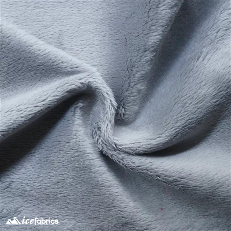 Gray Ice Fabrics Minky Fabric Wholesale _ 3.mmICE FABRICSICE FABRICSBy The Roll (60 inches Wide)Gray Ice Fabrics Minky Fabric Wholesale _ 3.mm (20 Yards Bolt ) ICE FABRICS