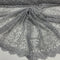 Gray Luxury Lace Fabric Embroidery Fabric Floral Fabric