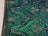Green On Black Mesh Elegant Stretch Sequin Fabric_ Lace Fabric